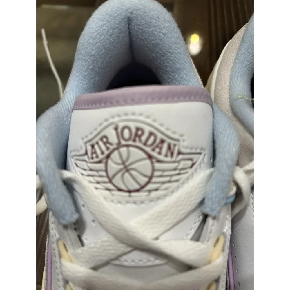 Nike Air Jordan 2 Low DX4401-146 Women 'S  6.5 White Pink Blue Sneakers EU 37.5